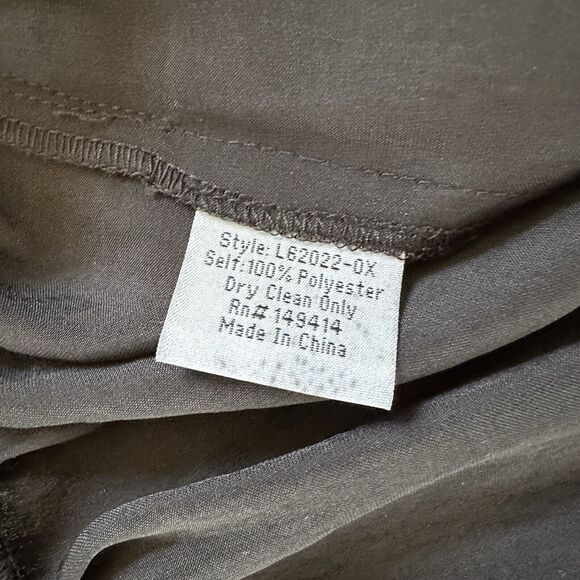 NEW Johnny Was Black Shimmer Wide Leg Palazzo Dress Pants PLUS 3X $265 Pockets - Picture 5 of 7